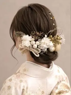 再販☆和玉　髪飾り☆振袖袴白無垢卒業式成人式前撮り結婚式ヘアアクセヘッドドレスのサムネイル