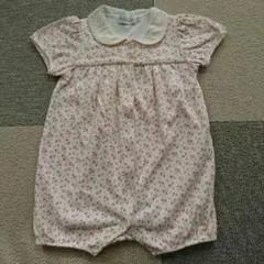 ラルフローレン RALPH LAUREN ピンク花柄ロンパース 半袖 70