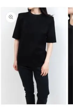 未使用）マニマリス manimarisショルダーパッドTシャツ ホワイト36