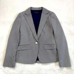 INDIVI ストライプ テーラードジャケット 38