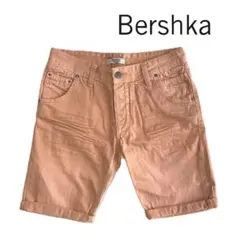Bershka ベルシュカ カラーデニム ショートパンツ 29 オレンジ 綿のサムネイル