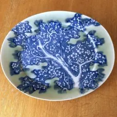 骨董品　大楕円皿のサムネイル