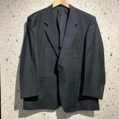 90s GIVENCHY テーラードジャケット ダークグレー チェック柄のサムネイル