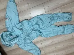 水色 ジャンプスーツ 140cm