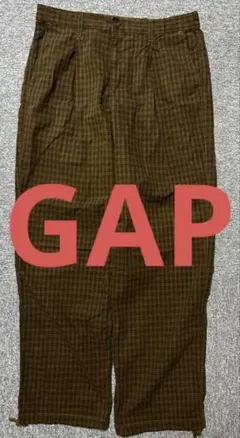 GAP バギーチェックパンツ