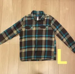 patagonia フィヨルドフランネルシャツ L
