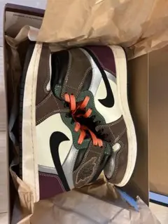 Nike Air Jordan 1 ブラウン/ホワイト ハイカット