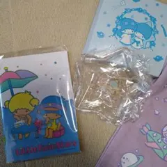 リトルツインスターズ キキ＆ララ トートバッグとメモ帳セット