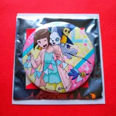 デジモンアドベンチャー02 缶バッジ プライズ 八神ヒカリ テイルモン