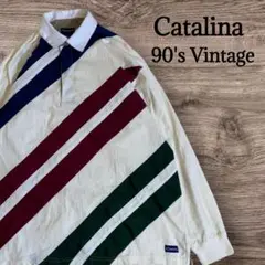 ビッグシルエット 90's ビンテージ Catalina ラガーシャツ