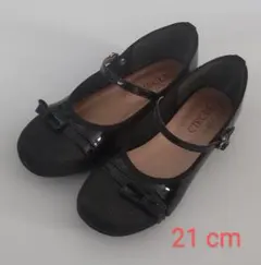 CIRCLE ブラックフォーマルシューズ 21.0cm