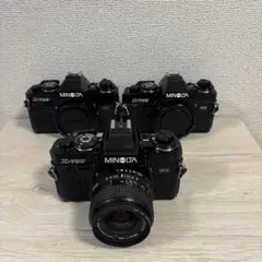 MINOLTA X-700 フィルム一眼レフカメラ レンズ ストロボセット - メルカリ