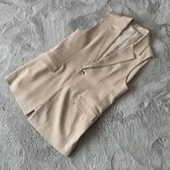 【美品ROPE' PICNIC 】ベージュジレ