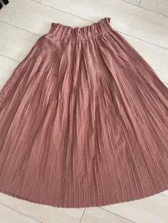 chambre de charme くすみピンク プリーツスカート Fサイズのサムネイル