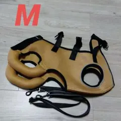 介護用ハーネス 歩行補助 老犬 歩行補助ハーネス　M　ベージュ　メッシュのサムネイル