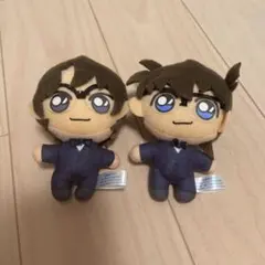 名探偵コナン　セット　羽田秀吉　江戸川コナン　ぬいぐるみマスコット　箱あり