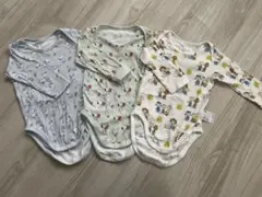 ユニクロ　80cm ボディスーツ 3枚セット(スヌーピー)