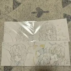 鬼滅の刃　甘露寺蜜璃　原画ポストカード4枚セット