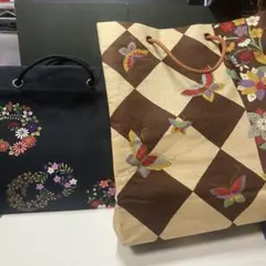 和風デザイン　布製トート