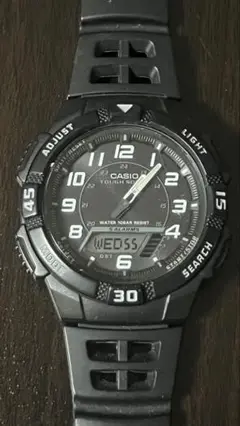 CASIO デジタル腕時計 ブラック タフソーラー