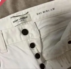 BLACK FRIDAYセールSAINT LAURENT ホワイトデニム