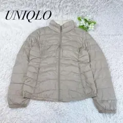 美品✨ユニクロ レディース ウルトラライトダウンジャケット ベージュ M