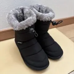 子ども用 ブラック スノーブーツ