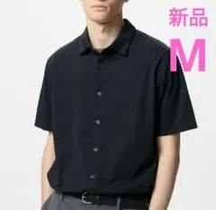 ユニクロ　UNIQLO　エアリズムコットンフルオープンポロシャツ　Мサイズ　新品