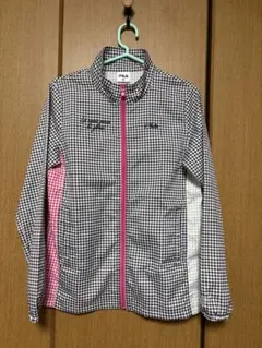 FILA フィラ　ゴルフ　ナイロンジャケット　チェック柄
