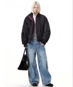 ハイネックボンバージャケット