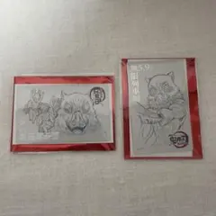 嘴平伊之助（2点）／鬼滅シアター／ムービーチケット風コレクションカード／第二弾