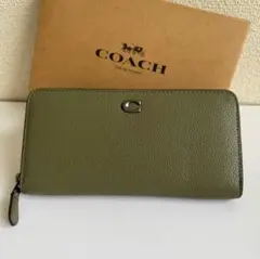 COACH 長財布 CW715 グリーン 新品未使用 - メルカリ