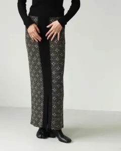 TODAYFUL Jacquard Pencil Skirt