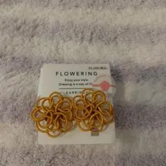 FLOWERING 水引 花形 イヤリング