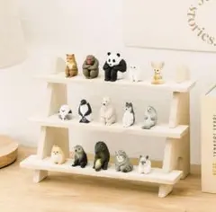 3coins スリコ ディスプレイ棚木製のサムネイル