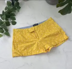 【美品】ラルフローレン ショートパンツ イエロー ドット柄 26サイズ