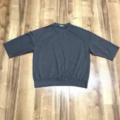 GU ドライポンチT 半袖 ユニセックス グレー S