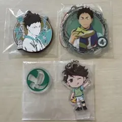 ハイキュー!! 岩泉一 岩ちゃん 青葉城西 青城 まとめ売り 缶バッジ