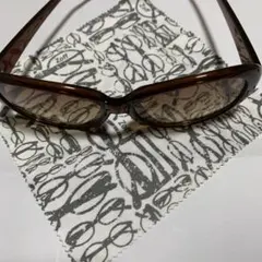 Zoff ブラウン オーバル型サングラス