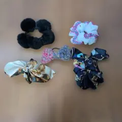 シュシュまとめ売り5点