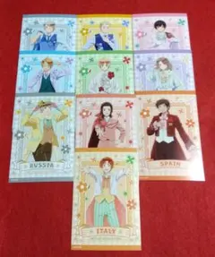 ヘタリア World Stars キャラクターカード フラワーパレードver