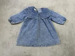 女の子　デニムワンピース