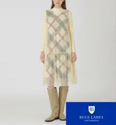 新品 ブルーレーベル クレストブリッジ ソフトチュールセットドレス 38