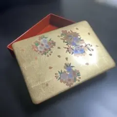 桜柄 和風小物入れ 小箱