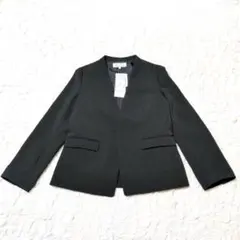 未使用✨️ROPÉ PICNIC ノーカラージャケット 42 黒 卒入式 通勤