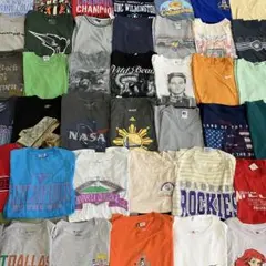 41アメリカ古着USA製ありブランドミックスTシャツ50着セットまとめ売りメンズ
