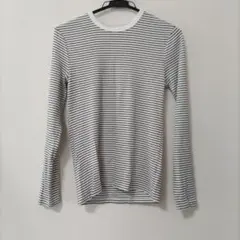 UNIQLO ソフトリブボーダークルーネックT　 Mサイズ
