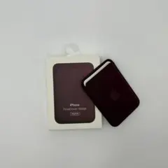 純正互換品MagSafe対応ファインウーブンウォレット - パープル