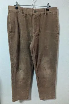 UNIQLOユニクロ　スマートアンクルパンツ　コーデュロイ441808ベージュM