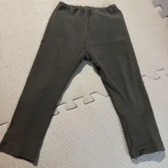 ユニクロ　カーキ リブ編みパンツ 90センチ